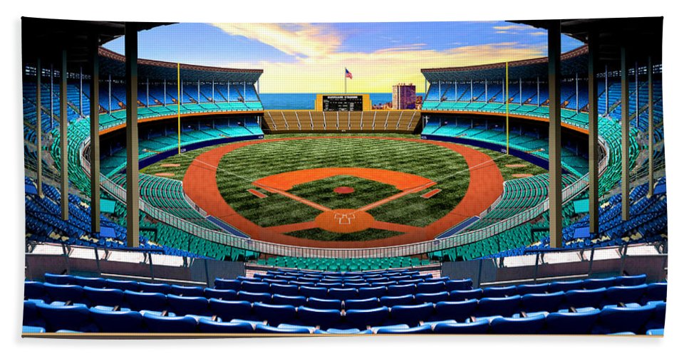 Cleveland Stadium 1932 - Bath Towel