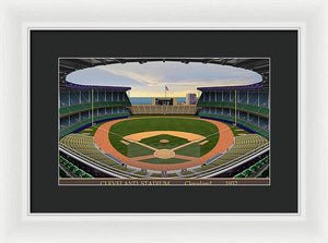 Cleveland Stadium 1932 - Framed Print