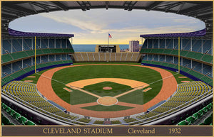 Cleveland Stadium 1932 - Art Print