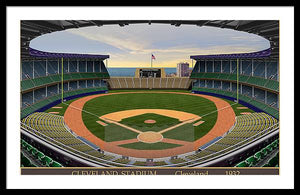 Cleveland Stadium 1932 - Framed Print