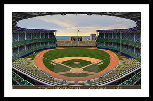 Cleveland Stadium 1932 - Framed Print