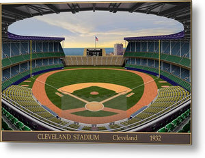 Cleveland Stadium 1932 - Metal Print