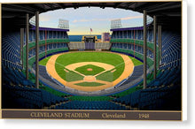 Load image into Gallery viewer, Cleveland Stadium 1948 - Canvas Print
