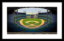 Load image into Gallery viewer, Cleveland Stadium 1948 - Framed Print
