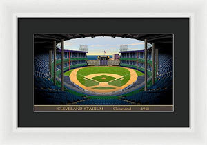 Cleveland Stadium 1948 - Framed Print