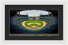 Load image into Gallery viewer, Cleveland Stadium 1948 - Framed Print
