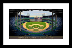 Cleveland Stadium 1948 - Framed Print