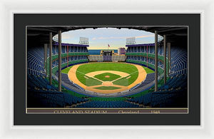 Cleveland Stadium 1948 - Framed Print