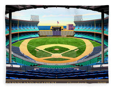 Load image into Gallery viewer, Cleveland Stadium 1948 - Blanket
