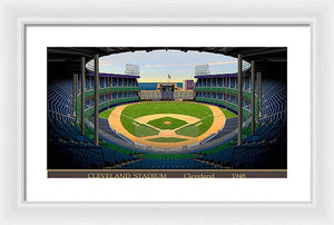 Cleveland Stadium 1948 - Framed Print