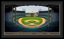 Load image into Gallery viewer, Cleveland Stadium 1948 - Framed Print
