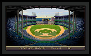 Cleveland Stadium 1948 - Framed Print