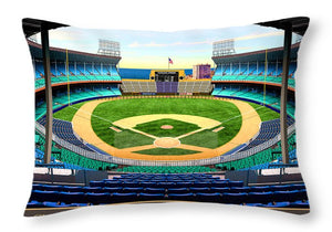 Cleveland Stadium 1948 - Throw Pillow