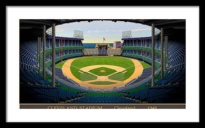 Cleveland Stadium 1948 - Framed Print