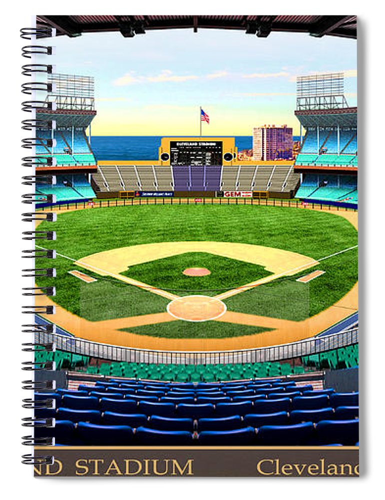 Cleveland Stadium 1948 - Spiral Notebook