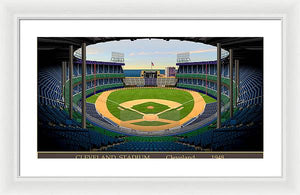 Cleveland Stadium 1948 - Framed Print