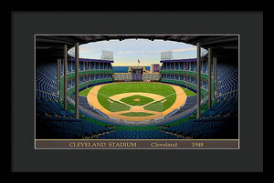 Cleveland Stadium 1948 - Framed Print