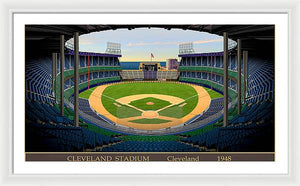 Cleveland Stadium 1948 - Framed Print