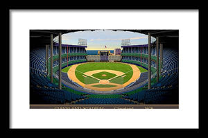 Cleveland Stadium 1948 - Framed Print