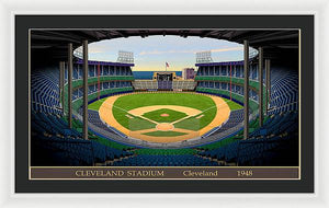 Cleveland Stadium 1948 - Framed Print