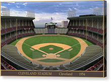 Load image into Gallery viewer, Cleveland Stadium 1954 - Canvas Print
