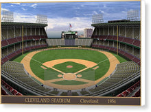 Load image into Gallery viewer, Cleveland Stadium 1954 - Canvas Print
