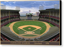 Load image into Gallery viewer, Cleveland Stadium 1954 - Canvas Print
