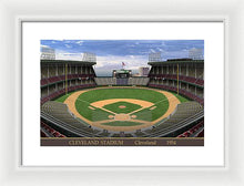 Load image into Gallery viewer, Cleveland Stadium 1954 - Framed Print
