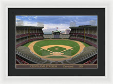 Load image into Gallery viewer, Cleveland Stadium 1954 - Framed Print
