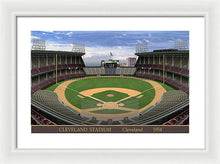 Load image into Gallery viewer, Cleveland Stadium 1954 - Framed Print
