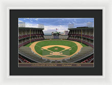 Load image into Gallery viewer, Cleveland Stadium 1954 - Framed Print
