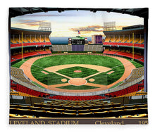 Load image into Gallery viewer, Cleveland Stadium 1954 - Blanket
