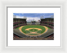 Load image into Gallery viewer, Cleveland Stadium 1954 - Framed Print
