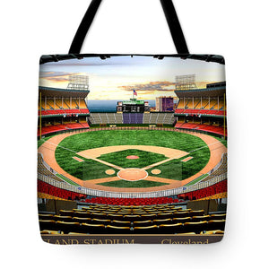 Cleveland Stadium 1954 - Tote Bag