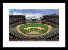 Load image into Gallery viewer, Cleveland Stadium 1954 - Framed Print
