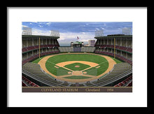 Load image into Gallery viewer, Cleveland Stadium 1954 - Framed Print
