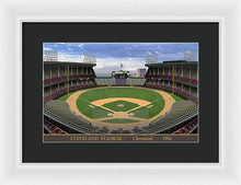 Load image into Gallery viewer, Cleveland Stadium 1954 - Framed Print
