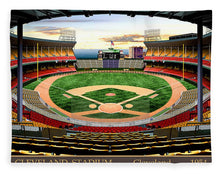 Load image into Gallery viewer, Cleveland Stadium 1954 - Blanket
