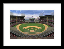 Load image into Gallery viewer, Cleveland Stadium 1954 - Framed Print
