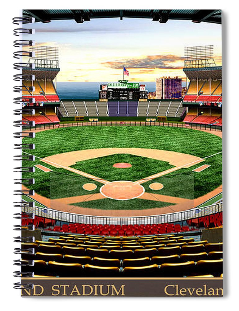 Cleveland Stadium 1954 - Spiral Notebook