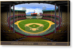 Cleveland Stadium 1967 - Canvas Print