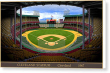 Load image into Gallery viewer, Cleveland Stadium 1967 - Canvas Print
