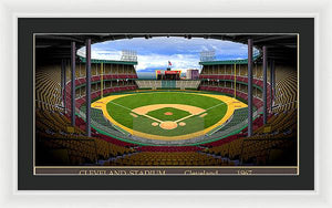 Cleveland Stadium 1967 - Framed Print