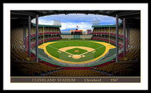 Load image into Gallery viewer, Cleveland Stadium 1967 - Framed Print
