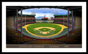 Cleveland Stadium 1967 - Framed Print