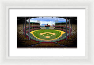 Cleveland Stadium 1967 - Framed Print