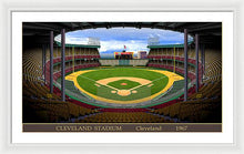 Load image into Gallery viewer, Cleveland Stadium 1967 - Framed Print
