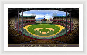 Cleveland Stadium 1967 - Framed Print