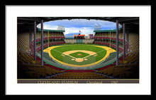 Load image into Gallery viewer, Cleveland Stadium 1967 - Framed Print
