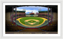 Load image into Gallery viewer, Cleveland Stadium 1967 - Framed Print
